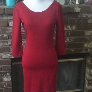 Forever 21 Red Dress Sz S